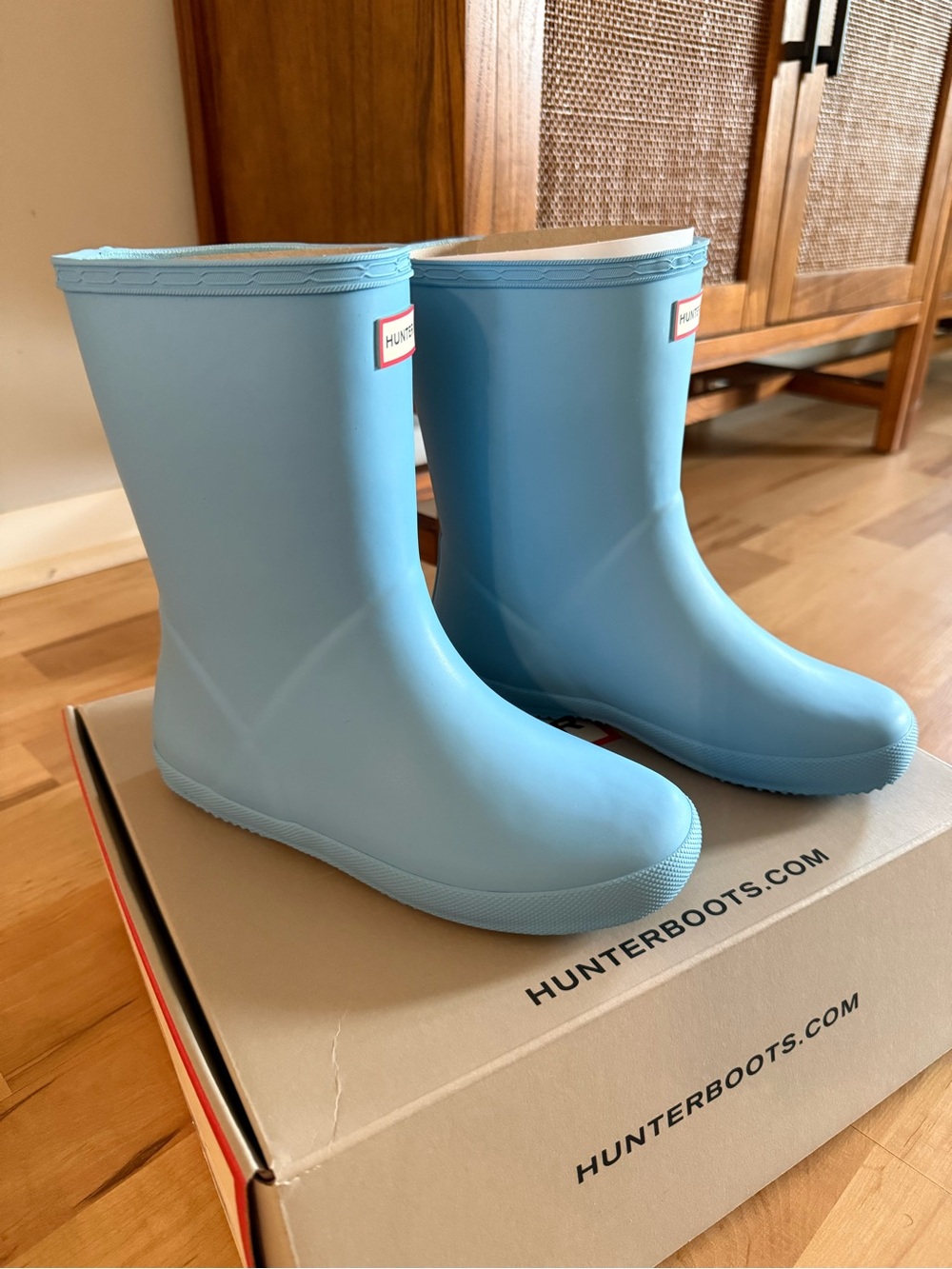 Hunter First Classic Rain Boots - Waterproof—Light Blue